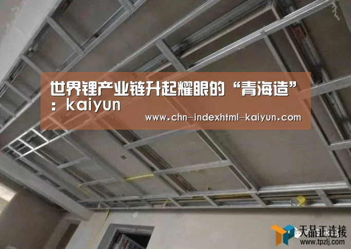 世界锂产业链升起耀眼的“青海造”:kaiyun(图2) 开云